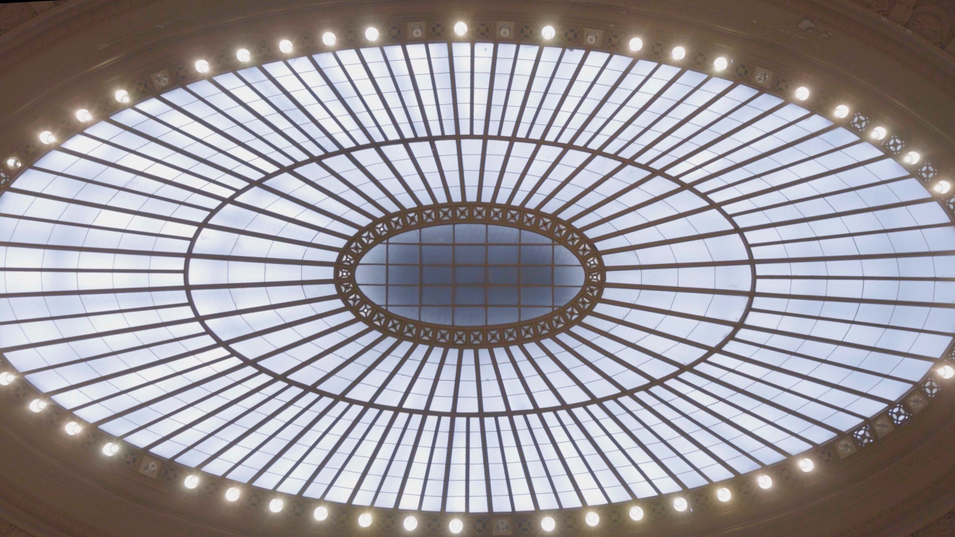 Design inspiration photographed on the ceiling of The National Museum of the American Indian in New York City, reflecting the design-driven ethos of Oval Coffee Roasters. Bowling Green Subway Station and The Bowling Green Oval Park is just across the steps from the museum. 